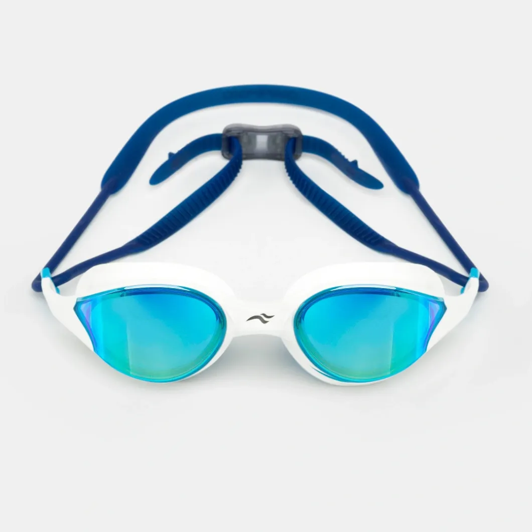 Lustrzane okulary pływackie Aqua Speed Vortex Mirror + Etui 51 - białe