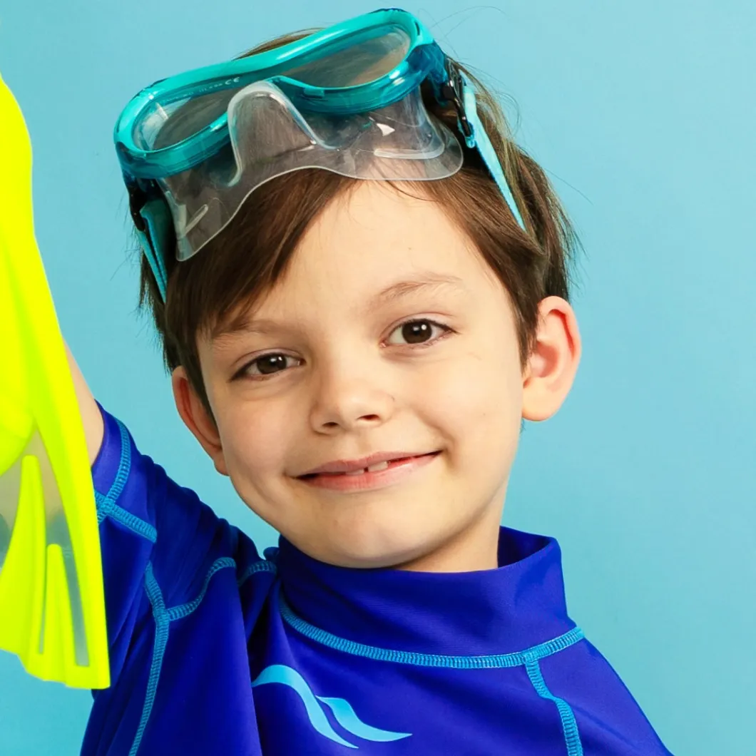 Maska do nurkowania Aqua Speed Alize FS dla dzieci 04 - turkusowa