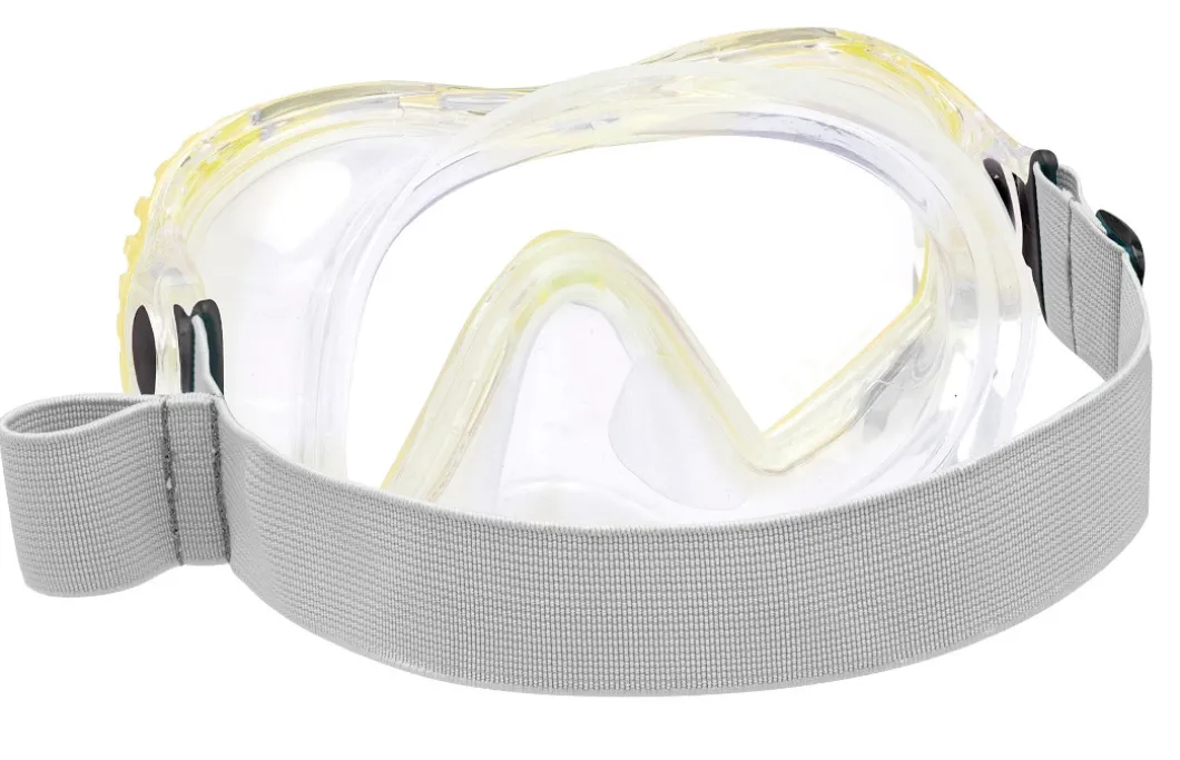 Maska do nurkowania Aqua Speed Echo dla dzieci 18 - żółto/szara