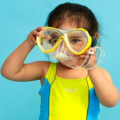 Maska do nurkowania dla dzieci Aqua Speed Enzo 18 - żółta