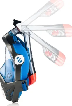 Maska do snorkelingu pełnotwarzowa Aqua Speed Brizo 01 - grafitowa