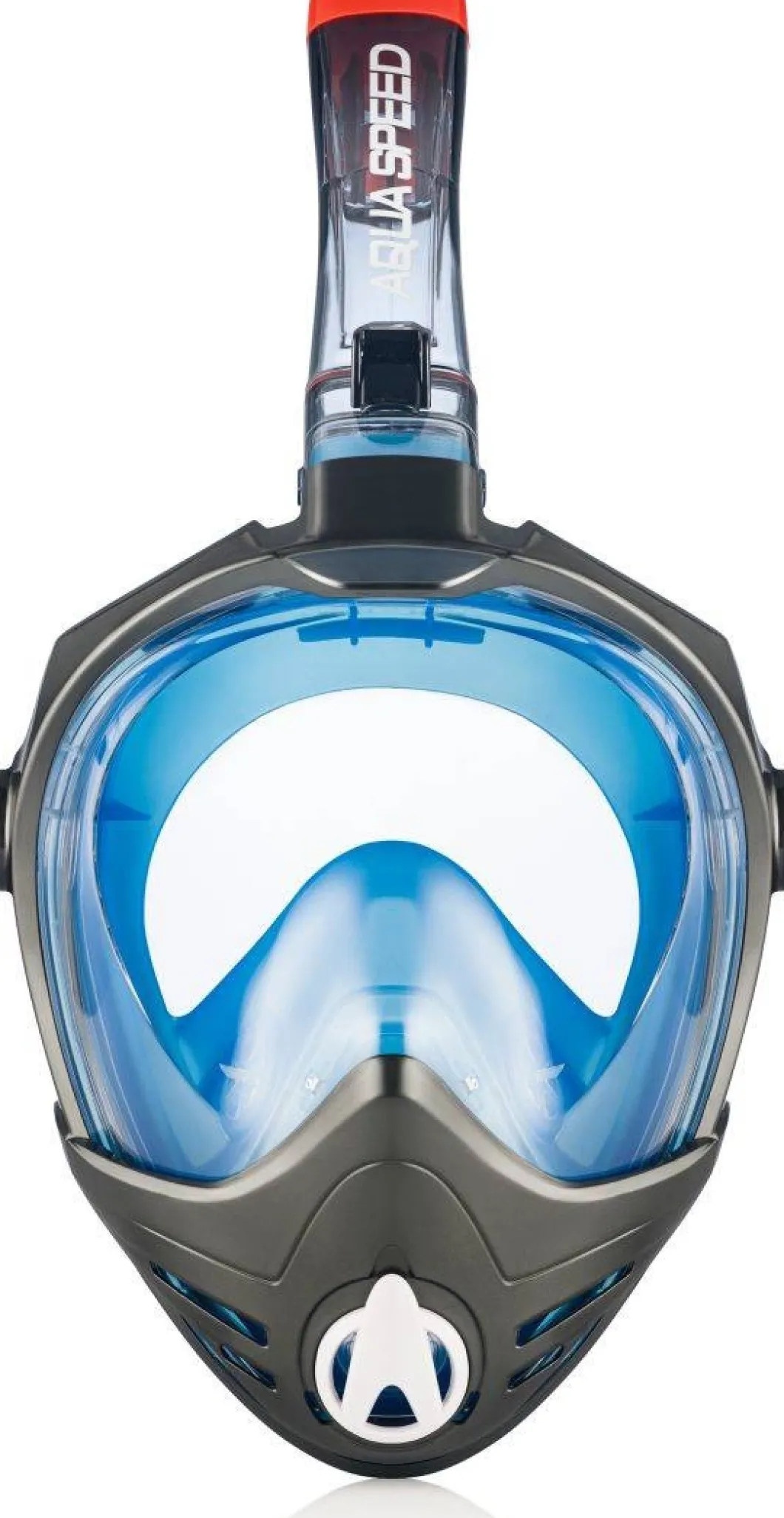 Maska do snorkelingu pełnotwarzowa Aqua Speed Brizo 01 - grafitowa