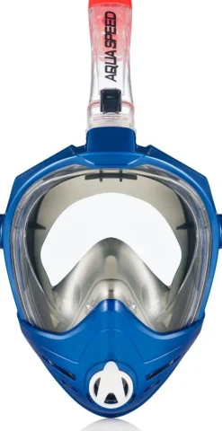 Maska do snorkelingu pełnotwarzowa Aqua Speed Brizo 11 - niebieska
