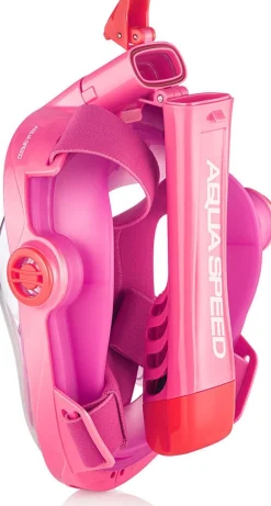 Maska nurkowa pełnotwarzowa Aqua Speed Spectra 2.0 Kid 03 - różowa
