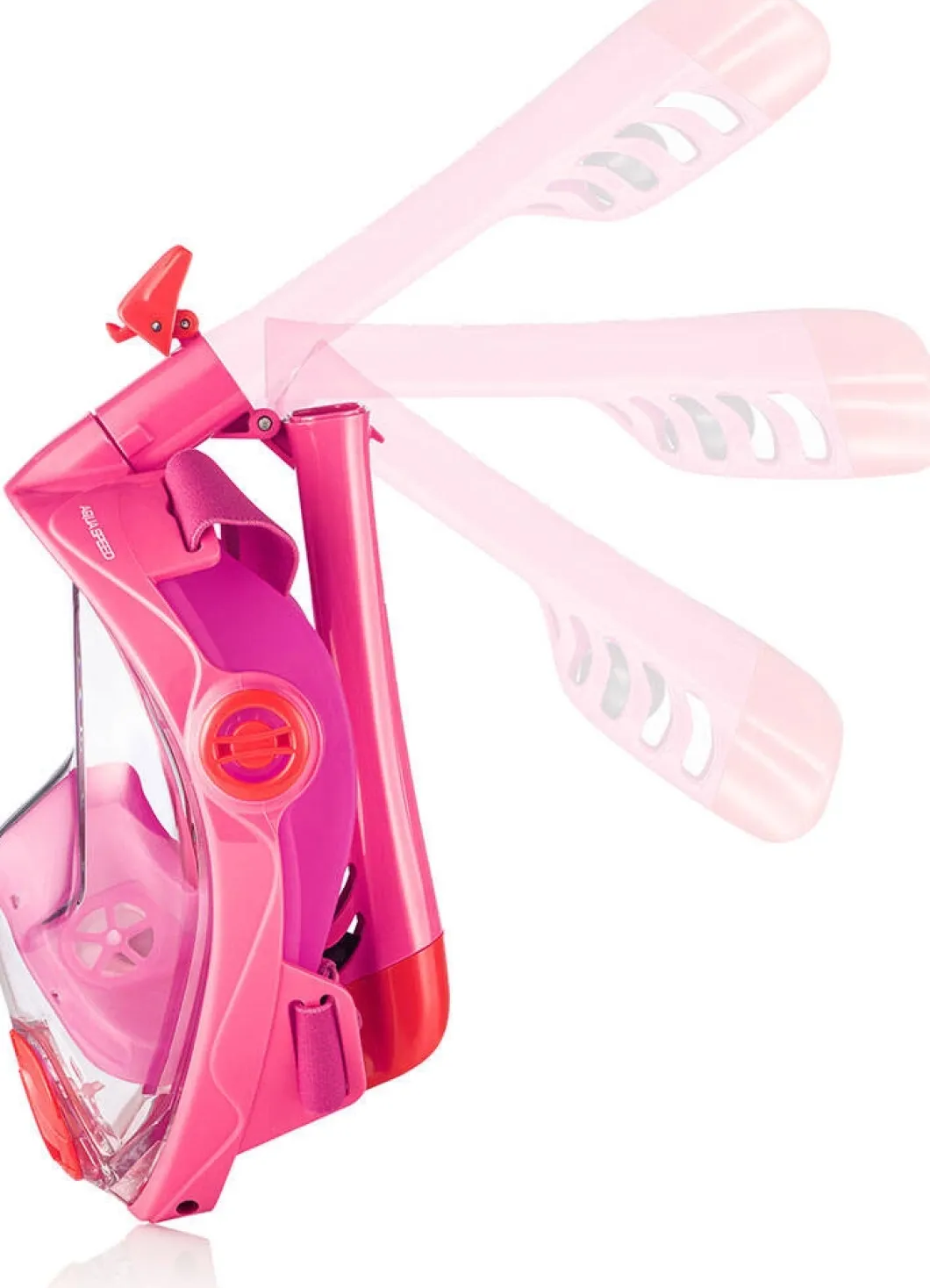 Maska nurkowa pełnotwarzowa Aqua Speed Spectra 2.0 Kid 03 - różowa
