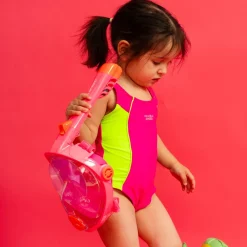 Maska nurkowa pełnotwarzowa Aqua Speed Spectra 2.0 Kid 03 - różowa