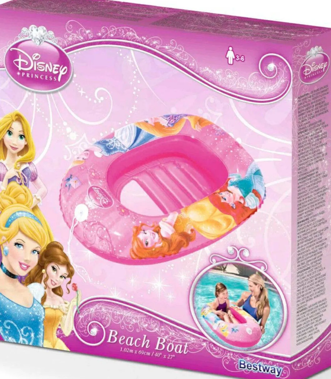 Nadmuchiwany ponton plażowy dla dzieci "Princes" - różowy