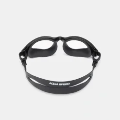 Okulary pływackie Aqua Speed Aurora Nano Anti-Fog kol.07 - czarne -bezbarwne szkła