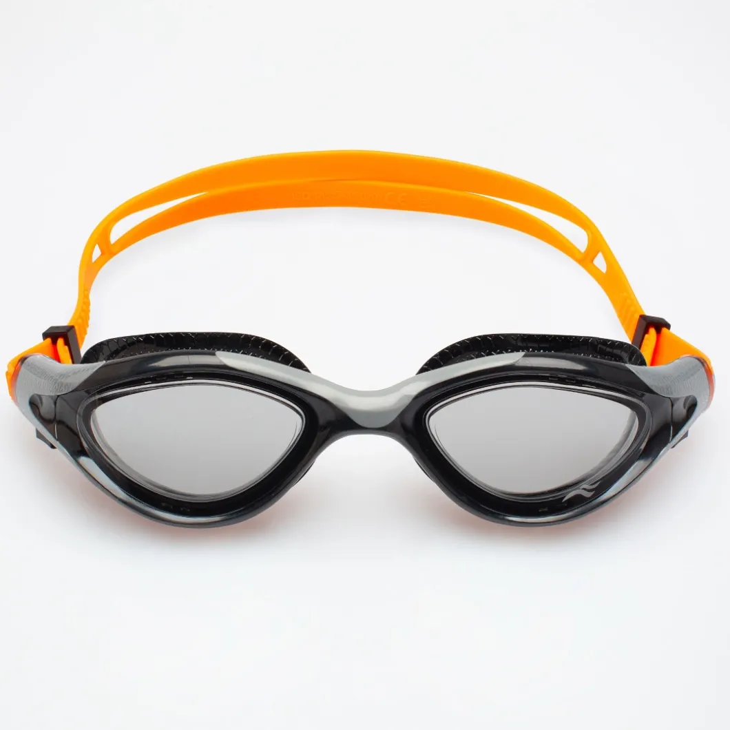 Okulary pływackie Aqua Speed Aquilo 75 - czarno-pomarańczowe-dymione szkła