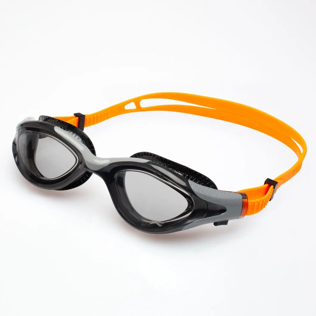 Okulary pływackie Aqua Speed Aquilo 75 - czarno-pomarańczowe-dymione szkła