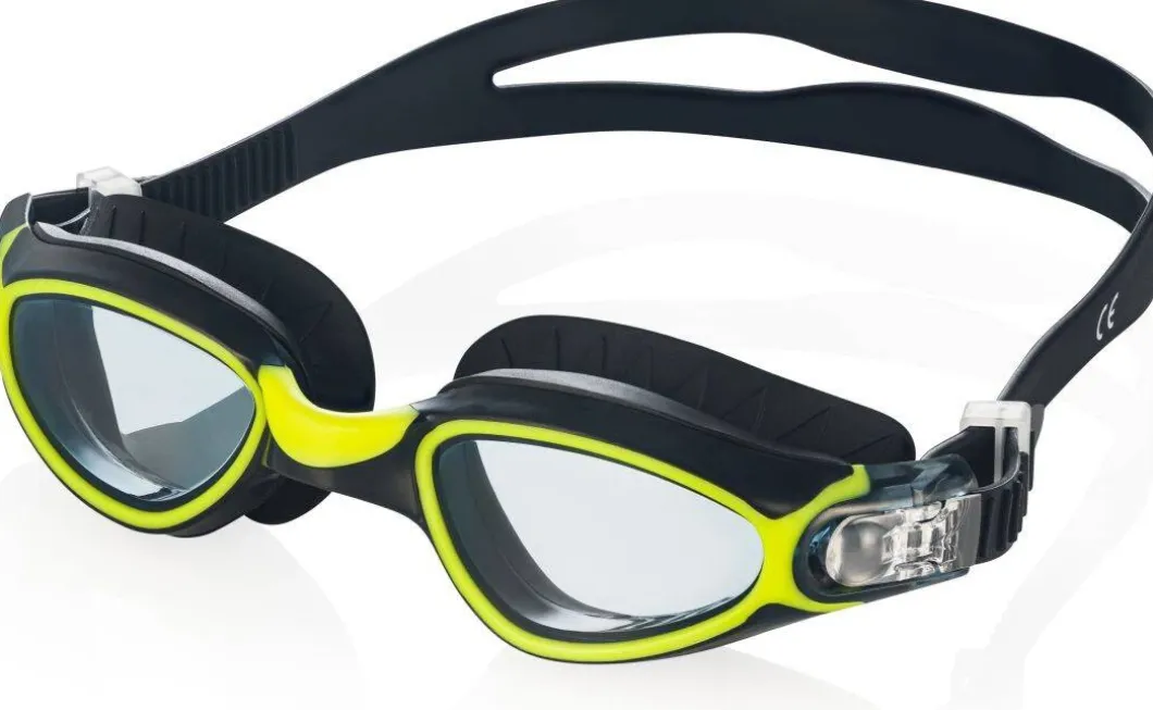 Okulary pływackie Aqua Speed Calypso 38 - zielone - bezbarwne szkła