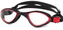 Okulary pływackie Aqua Speed Flex 31 - czerwone - bezbarwne szkła