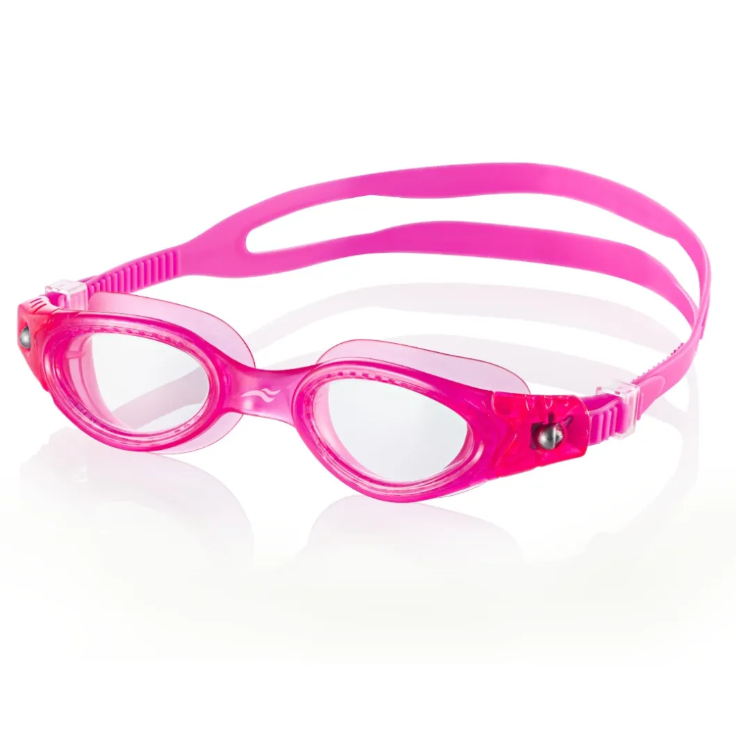 Okulary pływackie Aqua Speed Pacific Jr 03 - różowe - bezbarwne szkła