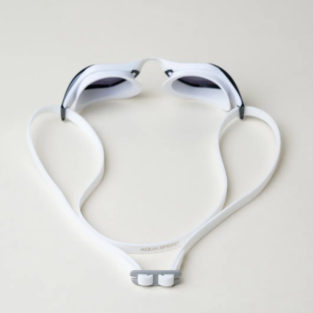 Okulary pływackie Aqua Speed Riptide Mirror 05 - białe