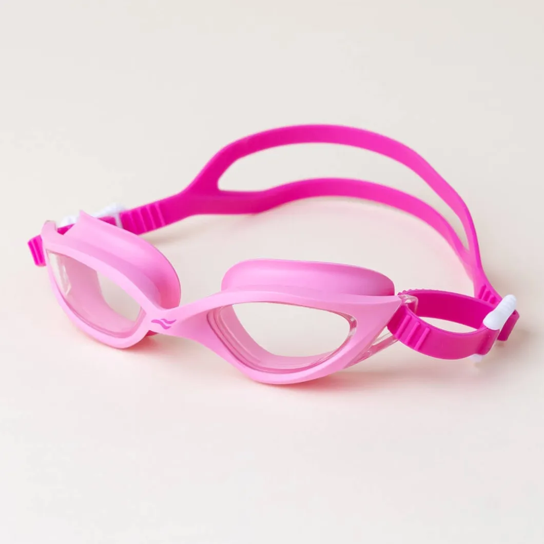 Okulary pływackie Aqua Speed Serenity 03 - różowe - bezbarwne szkła
