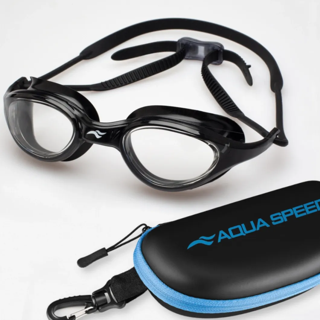 Okulary pływackie Aqua Speed Vortex Vision + Etui 23 - czarne