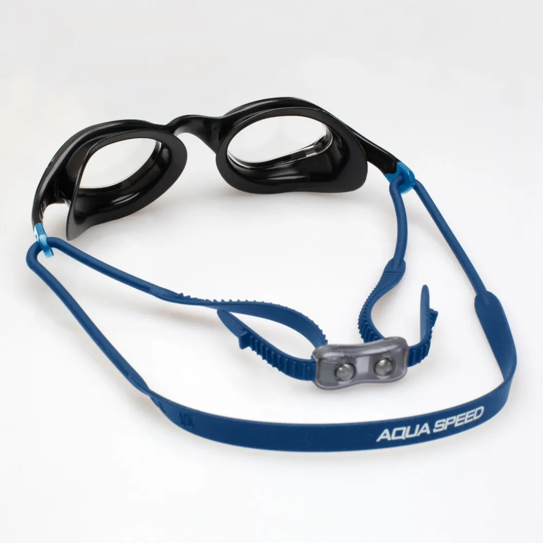 Okulary pływackie Aqua Speed Vortex Vision + Etui 17 - czarno- niebieskie