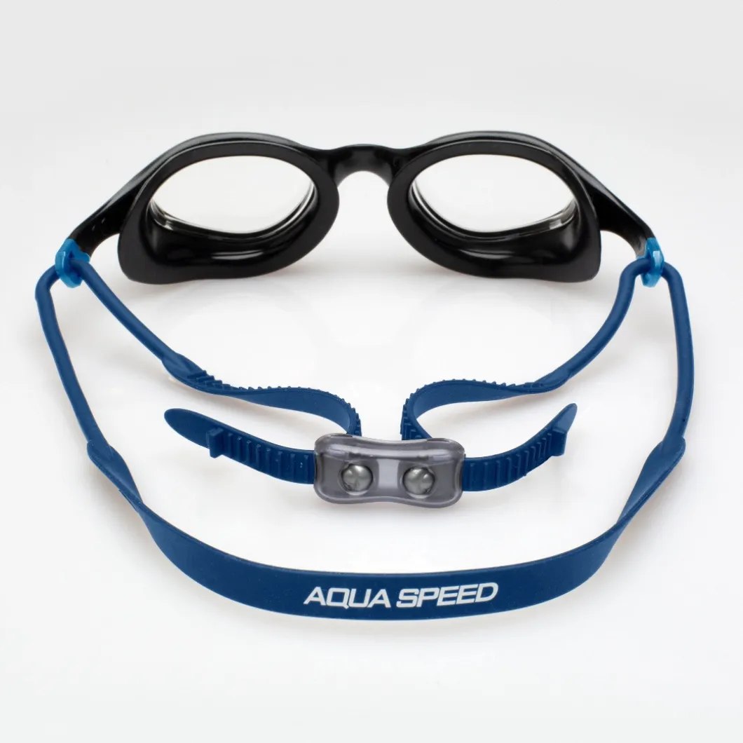 Okulary pływackie Aqua Speed Vortex Vision + Etui 17 - czarno- niebieskie