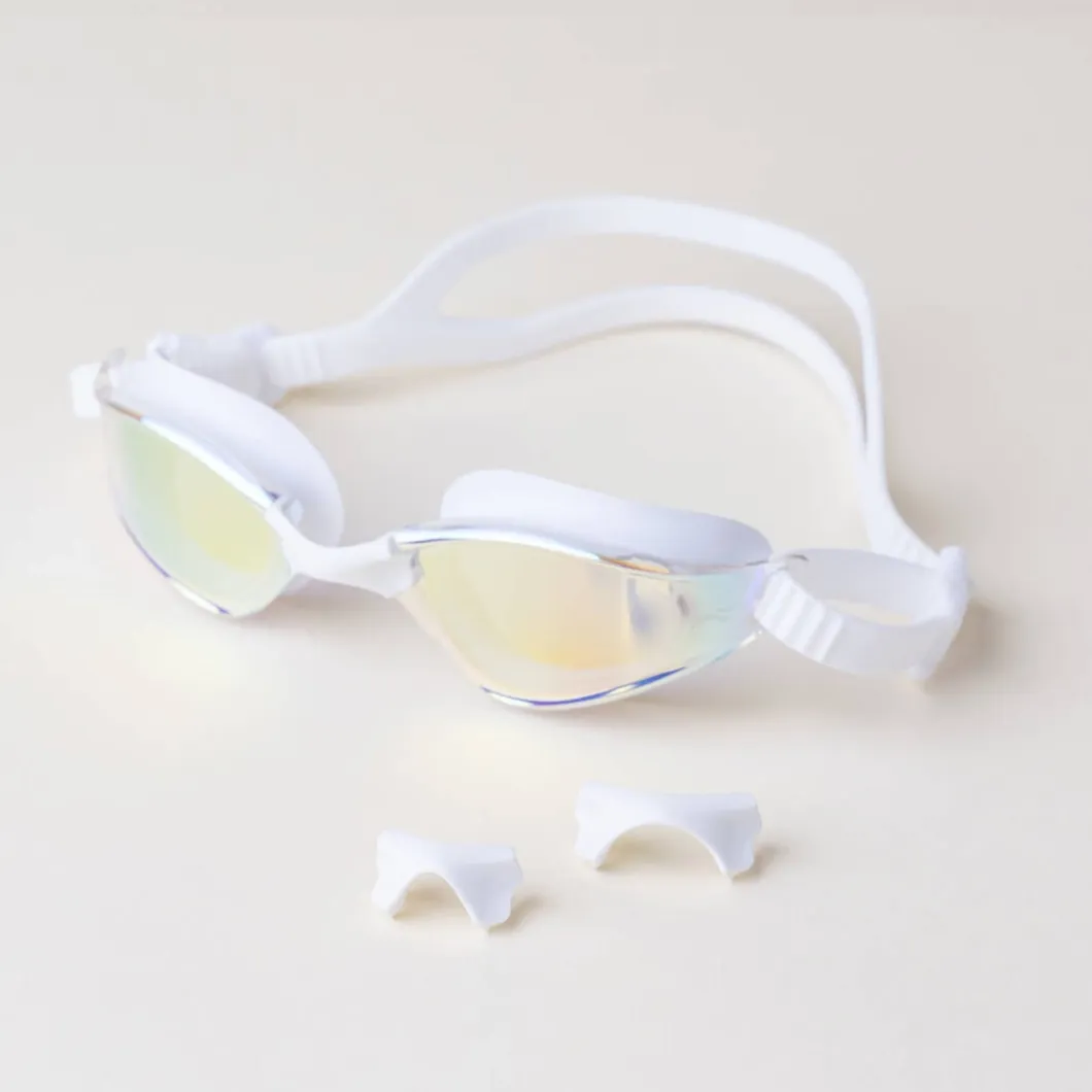 Okulary pływackie Aqua Speed Zen Mirror 05 - białe