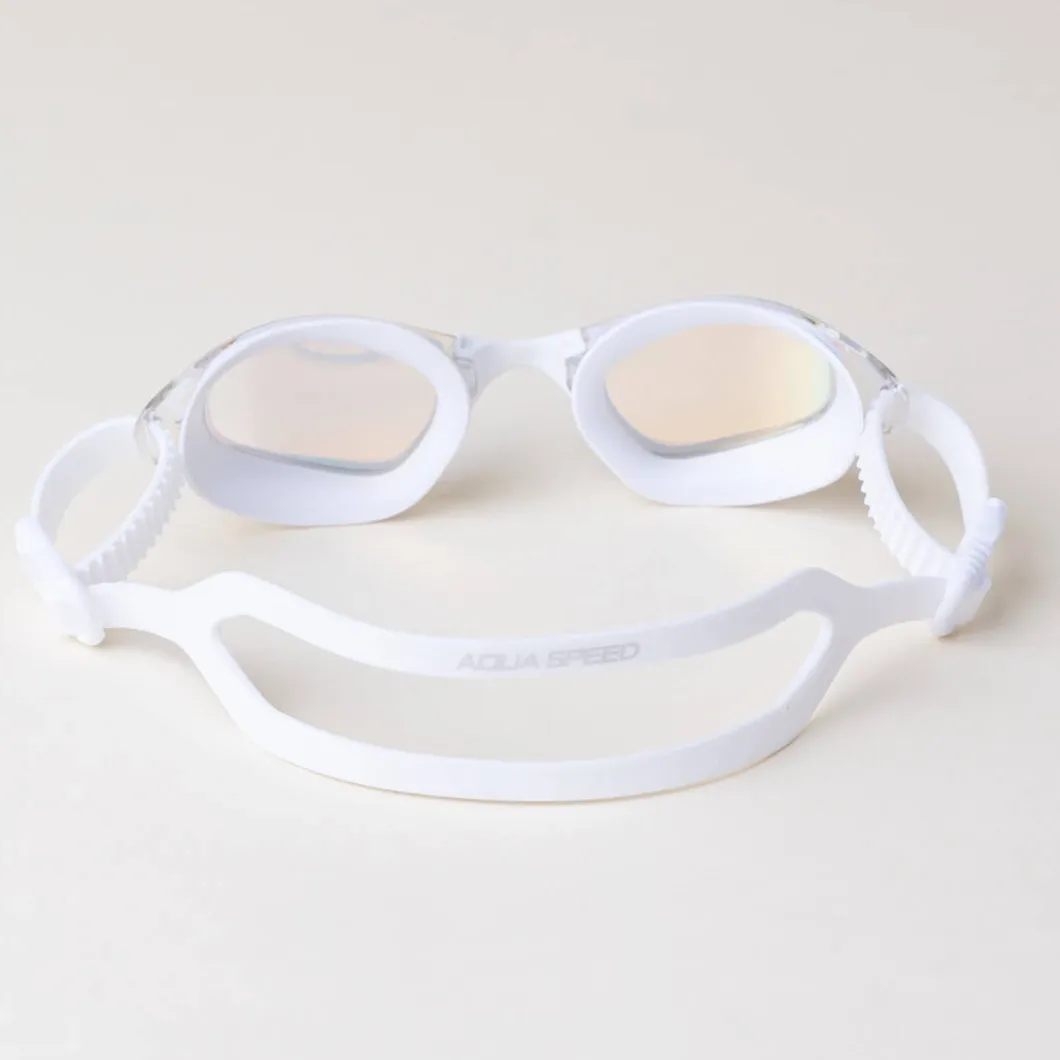 Okulary pływackie Aqua Speed Zen Mirror 05 - białe