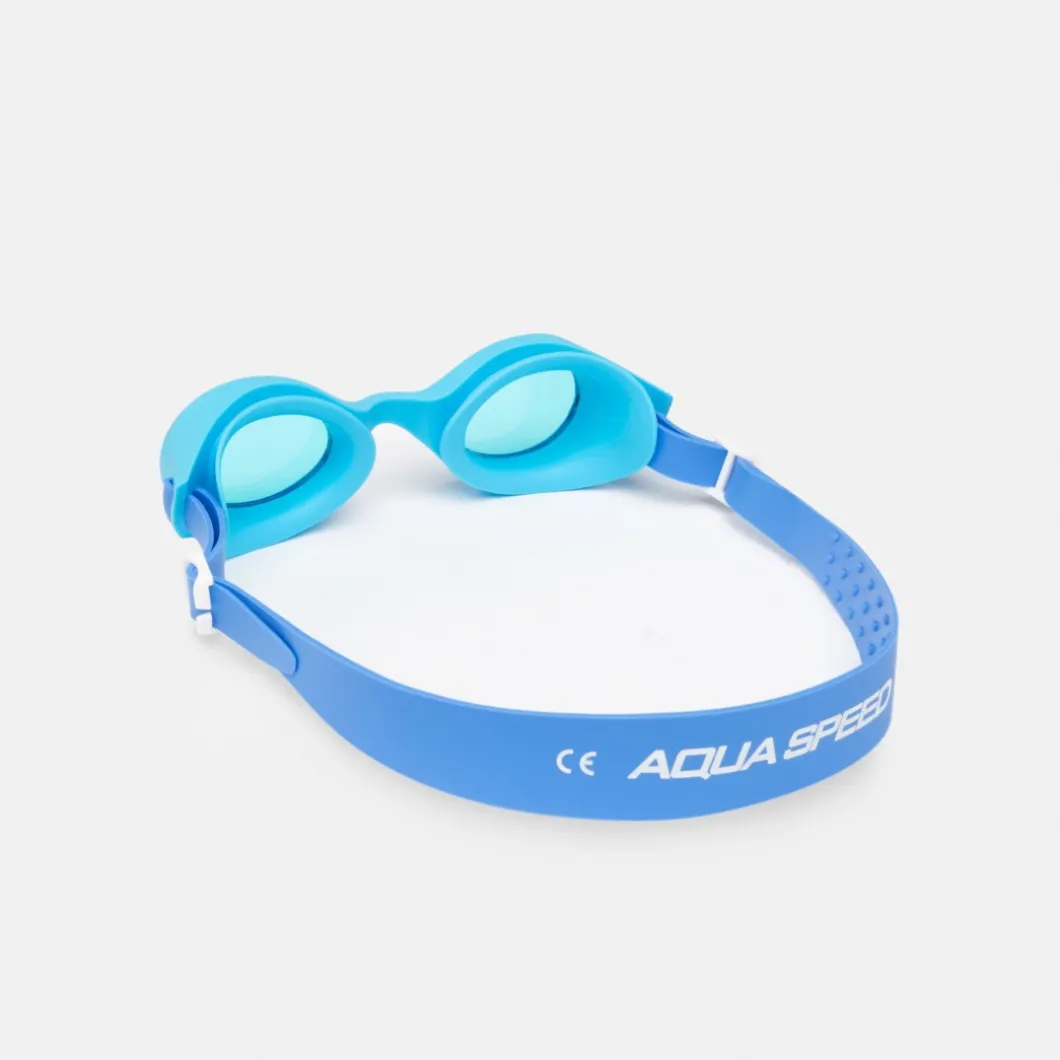 Okulary pływackie dla dzieci Aqua Speed Bonito kol.01- niebieskie- niebieskie szkła