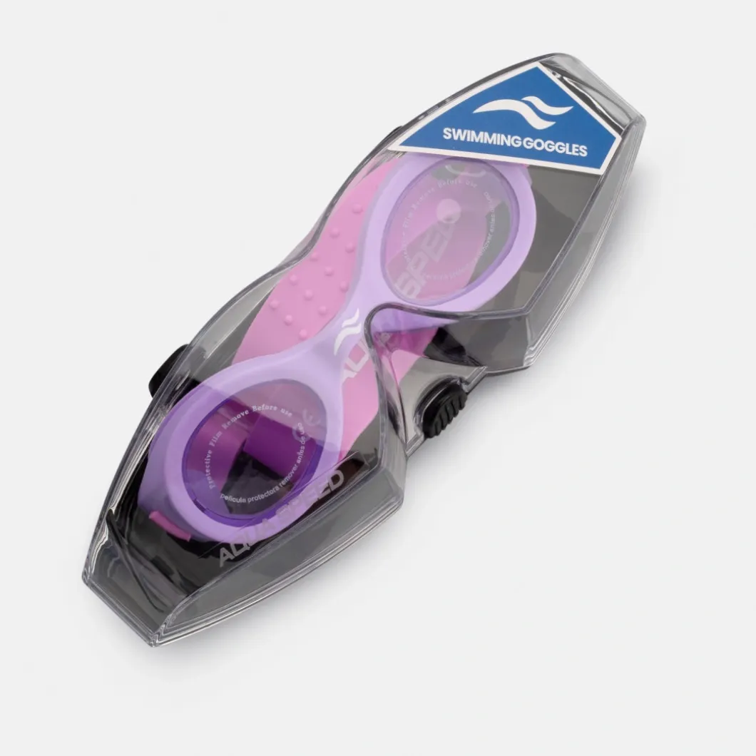 Okulary pływackie dla dzieci Aqua Speed Bonito kol.09- różowo-fioltowe- fioletowe szkła