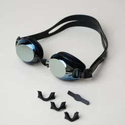 Okulary pływackie korekcyjne Aqua Speed Lumina 76 Mirror - czarne