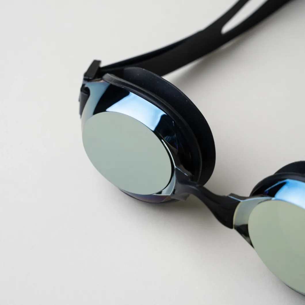 Okulary pływackie korekcyjne Aqua Speed Lumina 76 Mirror - czarne