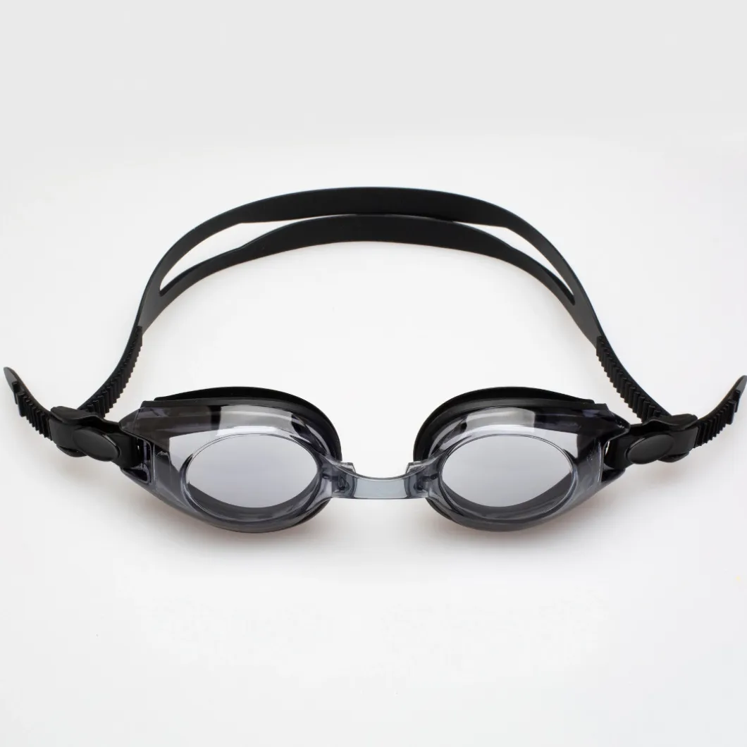 Okulary pływackie korekcyjne Aqua Speed Focus 19 - czarne - dymione szkła