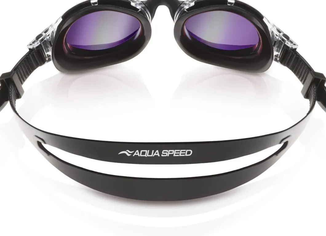 Okulary pływackie lustrzane Aqua Speed Triton 2.0 Mirror 53 - szaro/czarne