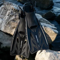 Płetwy regulowane do snorkelingu Aqua Speed Eon 07 - czarne