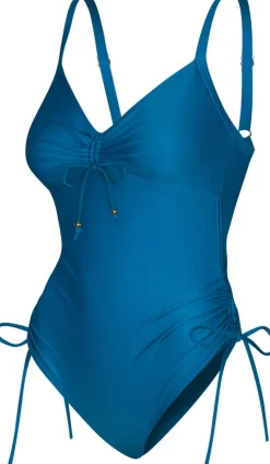 Regulowany strój kąpielowy jednoczęściowy Aqua Speed Alexa 02 - błękitny