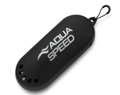 Silikonowe etui na okulary pływackie Aqua Speed 07 - czarny