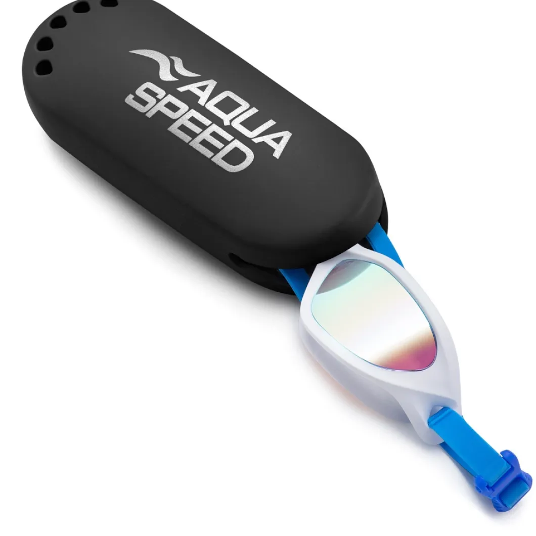 Silikonowe etui na okulary pływackie Aqua Speed 07 - czarny