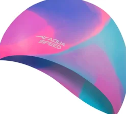Silikonowy czepek pływacki Aqua Speed Bunt 45 - kolorowy
