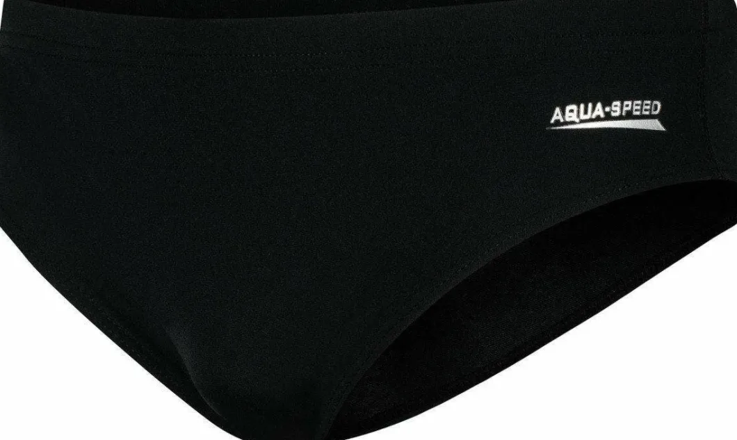 Slipy męskie pływackie Aqua Speed Alan 01-czarne