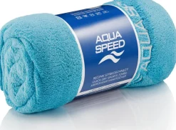 Szybkoschnący ręcznik z mikrofibry Aqua Speed Dry Coral 70x140 cm - jasnoniebieski