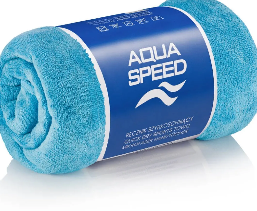 Szybkoschnący ręcznik z mikrofibry DRY SOFT 50x100 - 02 jasnoniebieski
