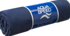 Szybkoschnący ręcznik z mikrofibry Aqua Speed Dry Flat 70x140 cm - 10 granatowy