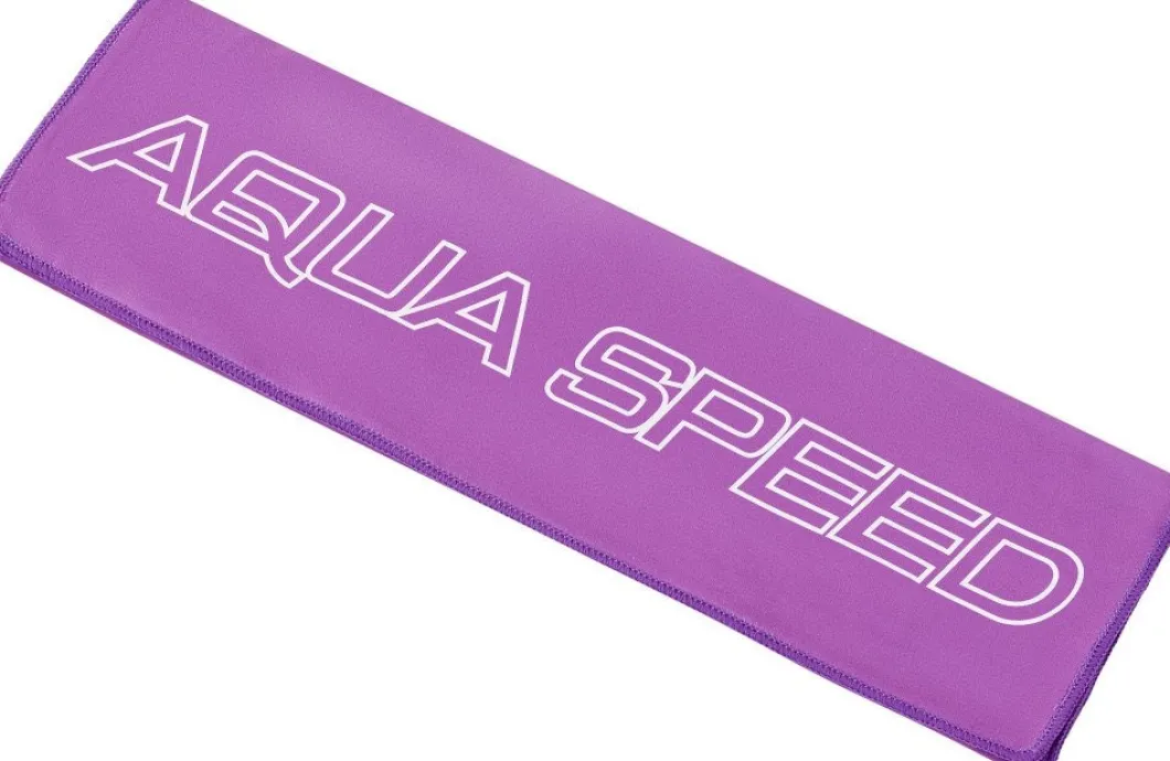Szybkoschnący ręcznik z mikrofibry Aqua Speed Dry Flat 50x100 cm - 10 granatowy