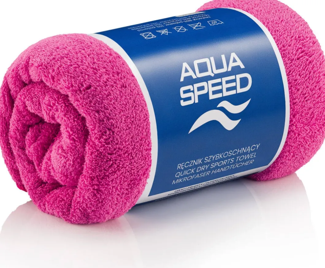 Szybkoschnący ręcznik z mikrofibry Aqua Speed Dry Coral 50x100 cm - 27 różowy