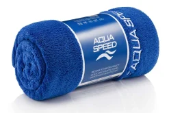 Szybkoschnący ręcznik z mikrofibry Aqua Speed Dry Coral 70x140 - 01 niebieski