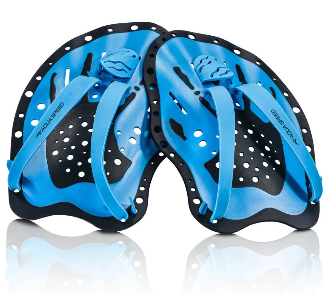 Wiosełka do pływania Aqua Speed Swim Paddle 01 - niebieskie