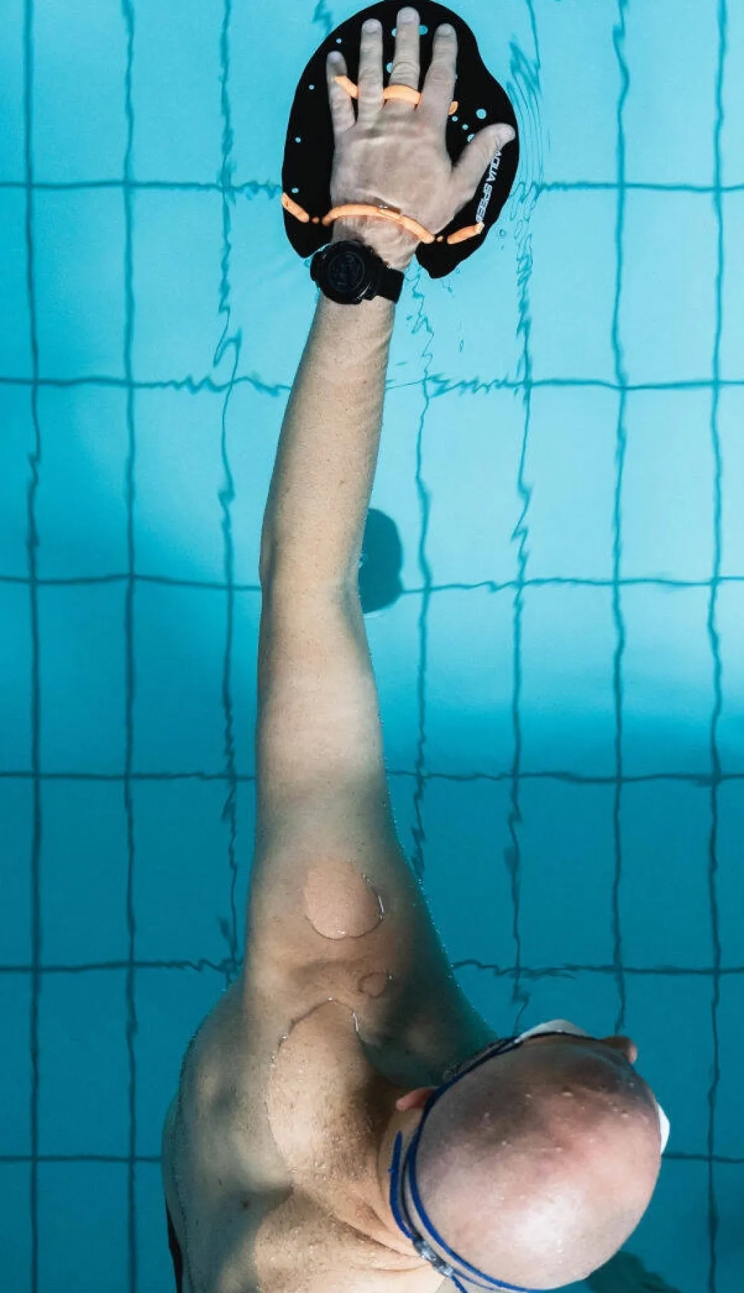 Wiosełka do pływania Aqua Speed Skill Paddle roz. M 07 - czarne