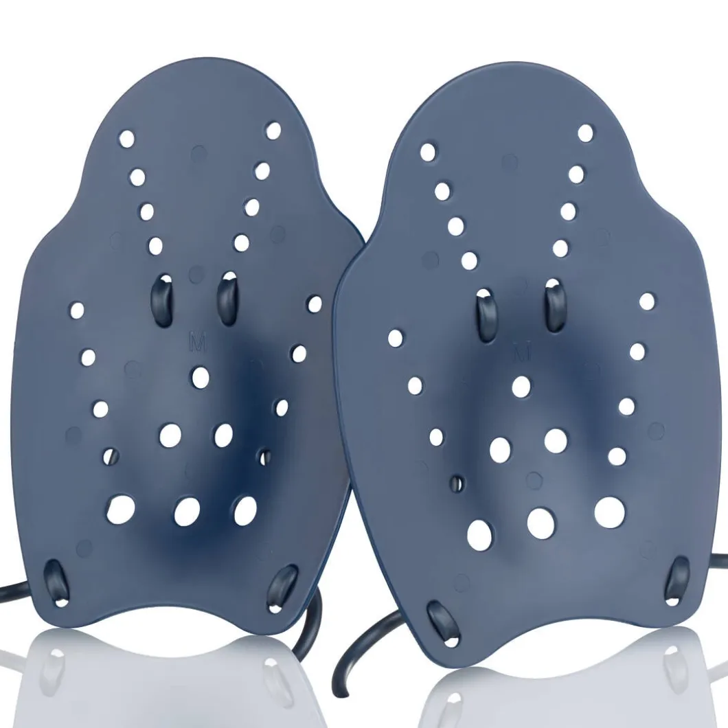 Wiosełka do treiningu pływackiego Aqua Speed Hand Paddle - granatowe
