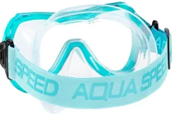 Zestaw do snorkelingu dla dzieci Aqua Speed Alize + Samos + worek 04 - turkusowy