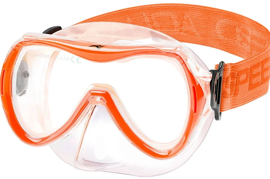 Zestaw do snorkelingu dla dzieci Aqua Speed Alize FS + Samos + worek 75 - pomarańczowy